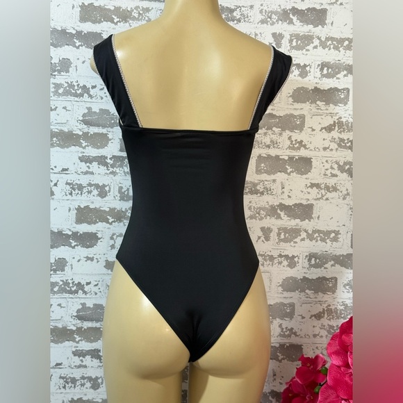 Princess Polly Black Bodysuit with Lace Detail - Picture 13 of 13